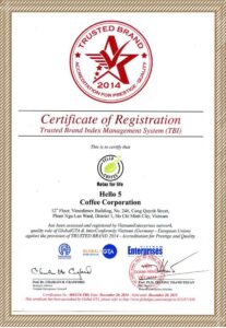coffee certificate
