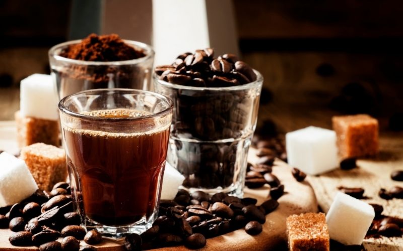 store roasted and ground coffee