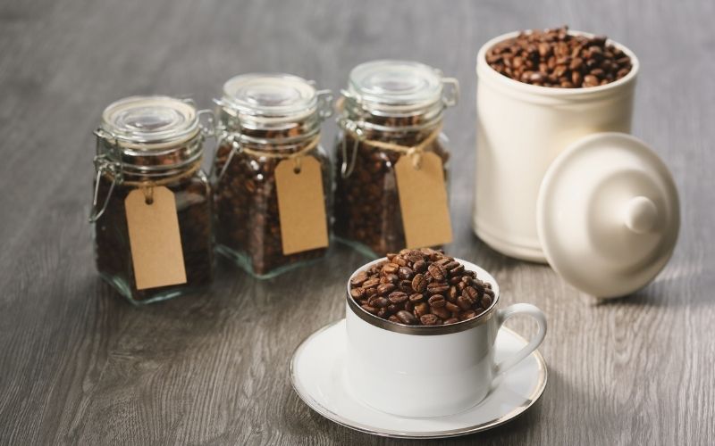store roasted and ground coffee