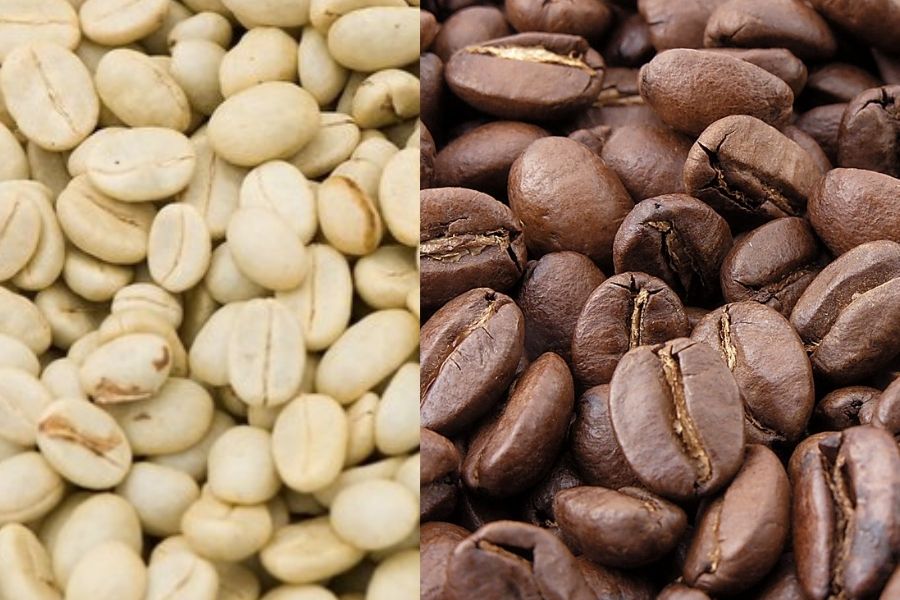 Black coffee has less caffeine than light coffee