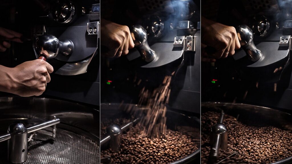 The quality control department will conduct sample roasting to design a commercial roasting profile for the entire batch of ingredients.