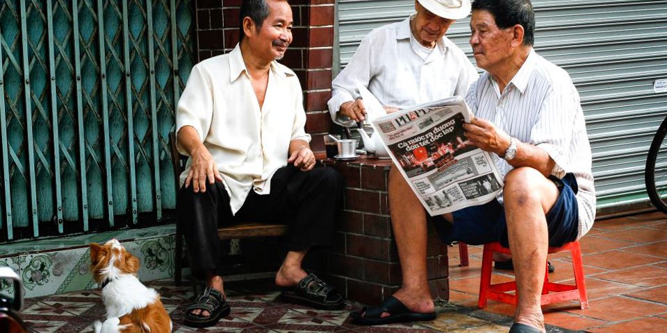 Vietnamese coffee drinking culture