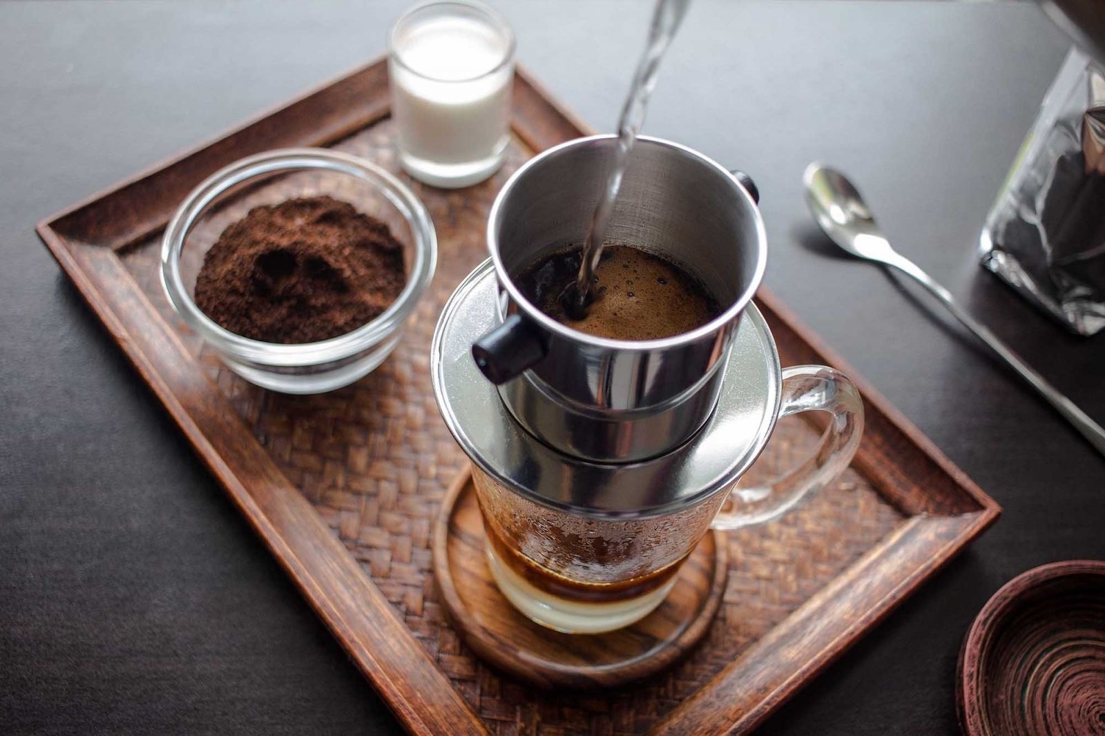 Vietnamese phin coffee
