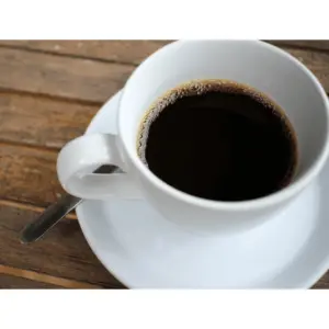 black instant coffee