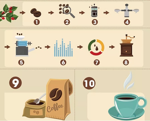 Roasted and Ground coffee Production process