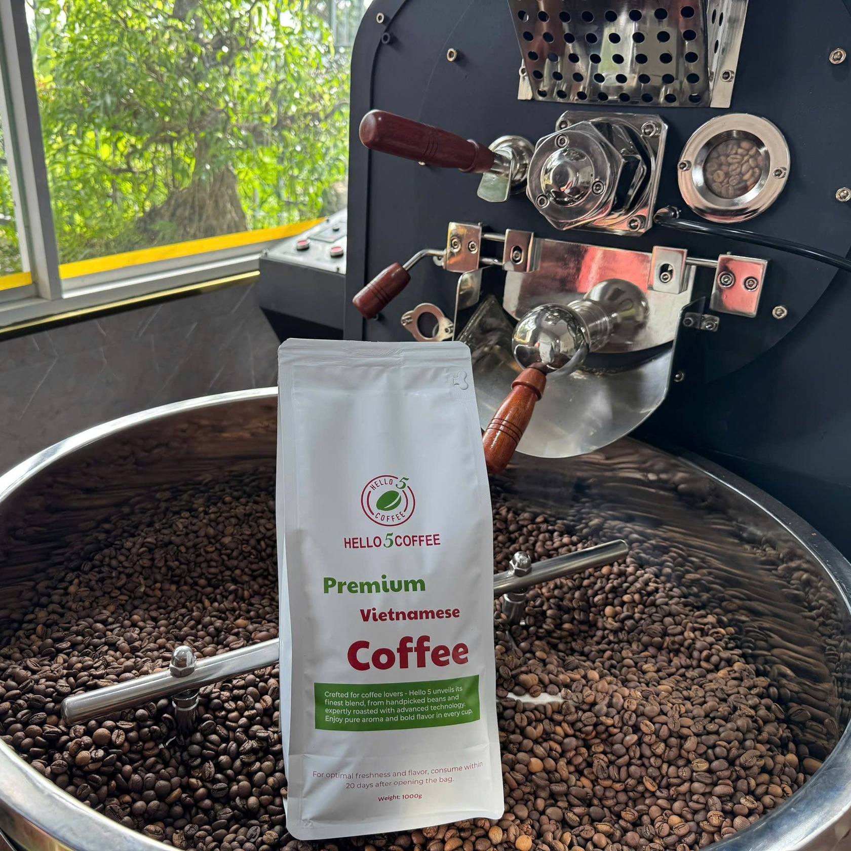 Hello 5 Coffee roasted and ground coffee