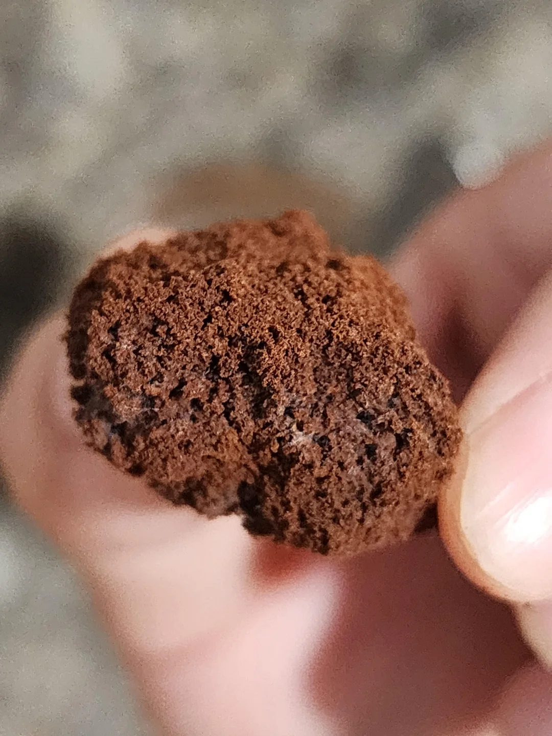instant coffee turned grey